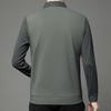 Herren Langarm T-Shirt Lässig Weich Atmungsaktiv Poloshirts Strickpullover