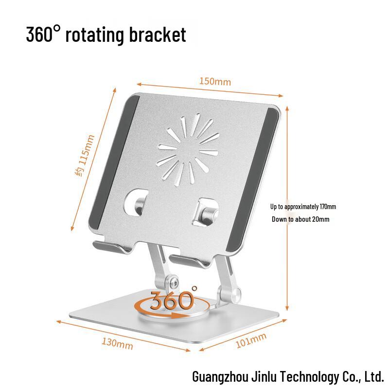 OLOEY Foldable 360° Rotating Tablet Phone Stand