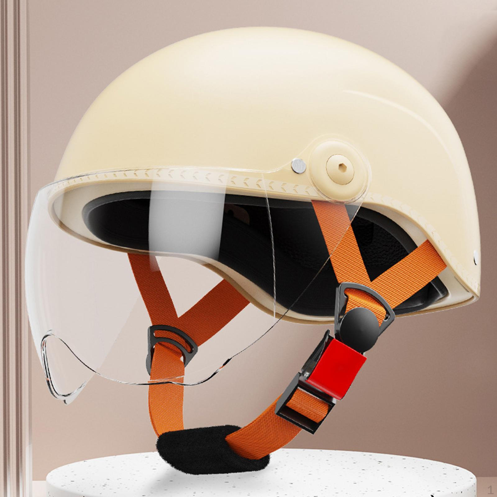 

Motorcycle Helmet Vintage for Adults Men Women Bicycle Motocross жовтий