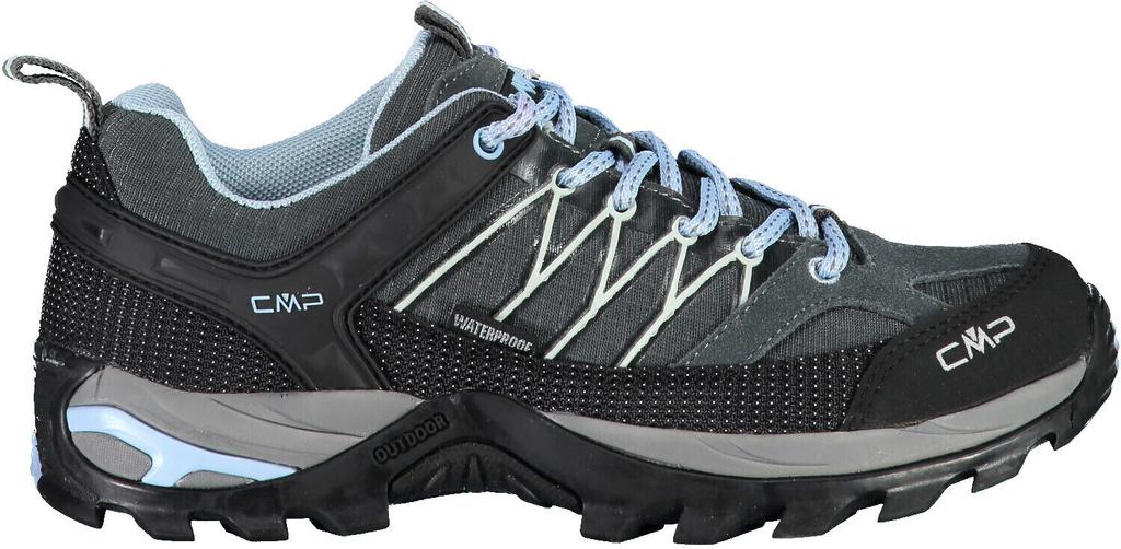 CMP Rigel Low Wp Women Trekking Shoes (3Q54456) Graphite/light Blue