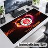 Benutzerdefinierter Namens-Text-Mauspad FC St. Pauli Personalisierte Schreibtischunterlage für Arbeit und Gaming