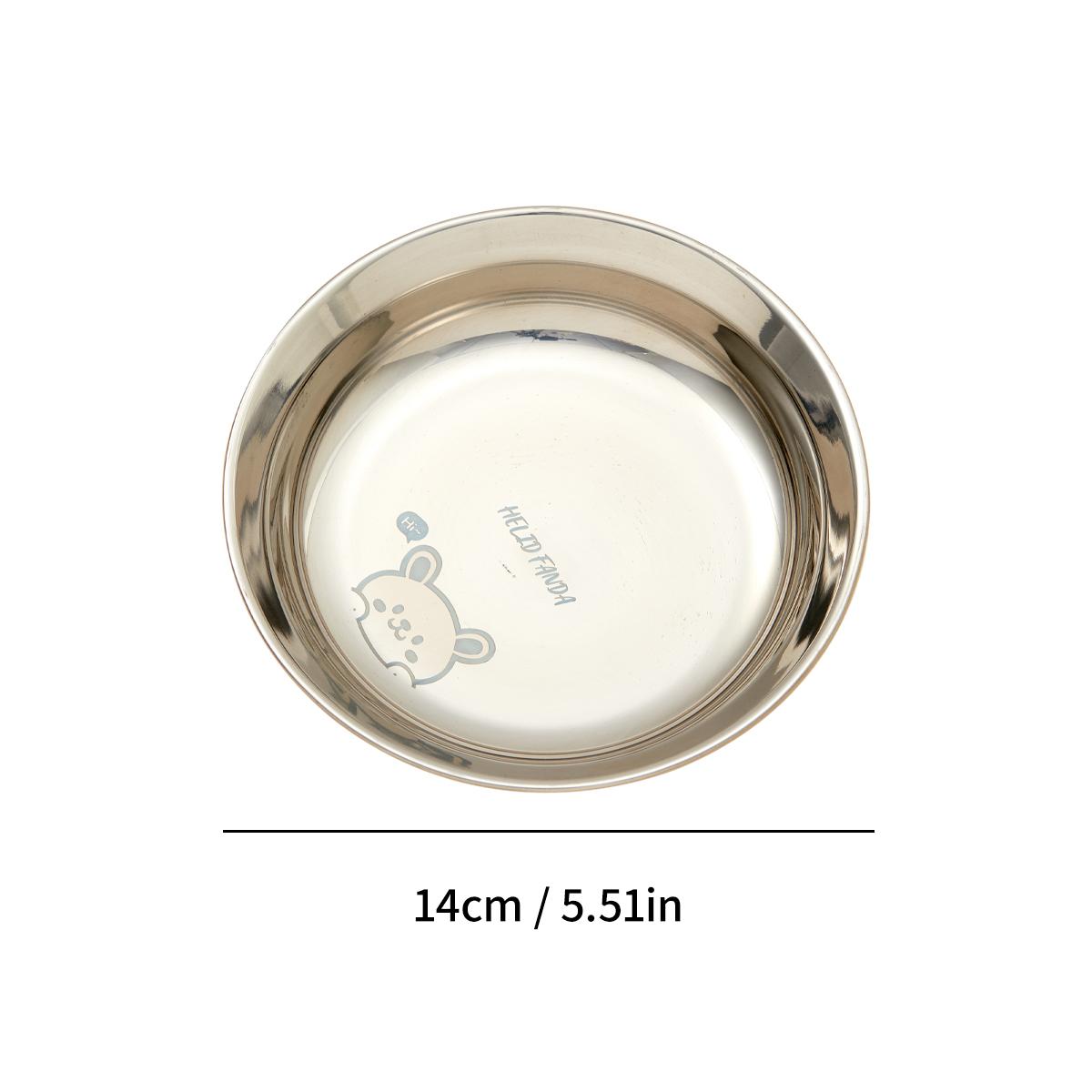 

WORTHBUY Круглая тарелка из нержавеющей стали 304, походная посуда, нержавеющая, штабелируемая тарелка для подачи еды, детская обеденная тарелка, кухонная посуда