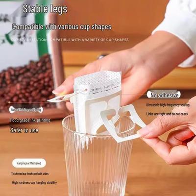 Sachets Filtres à Café Jetables à Suspendre à l'Oreille - Filtres en Papier de Qualité Alimentaire pour Verseur