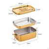 Contenitori per Pasto Lunch Box con Valvola Ermetica e Maniglia per la Casa