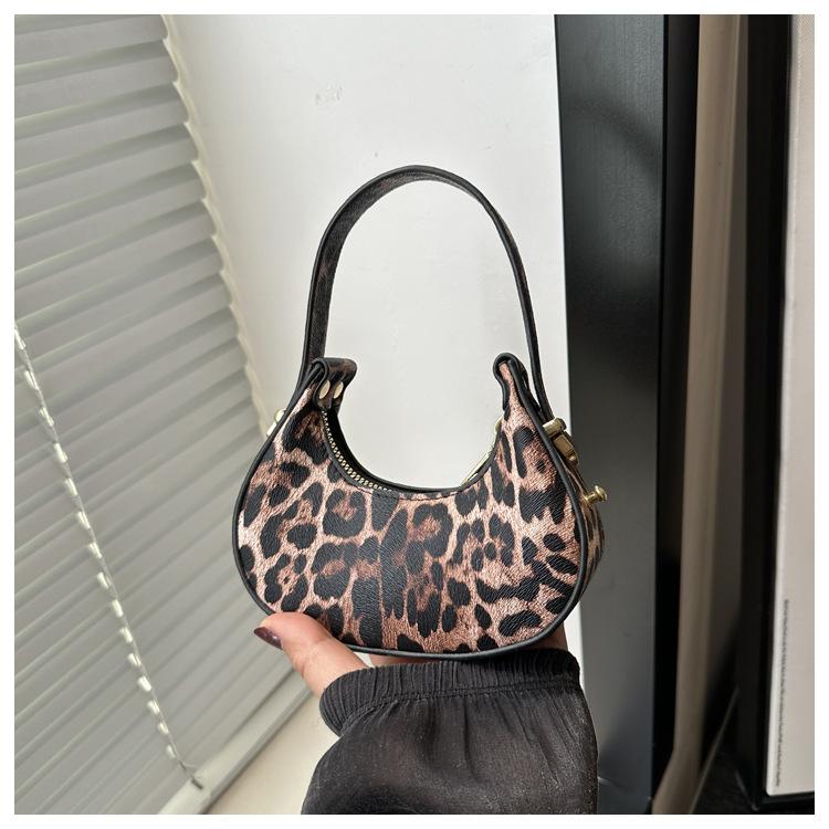 Niche design fashionable and cute ins mini bag female foreign style 2025 new portable crescent bag