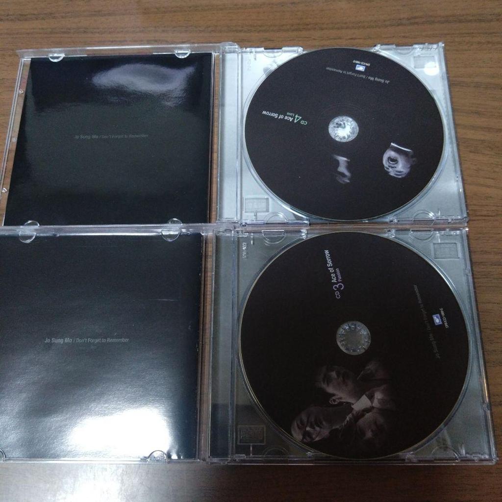 [USED] Cho Sung-mo CD "Don't Forget To Remember" 4-disc set