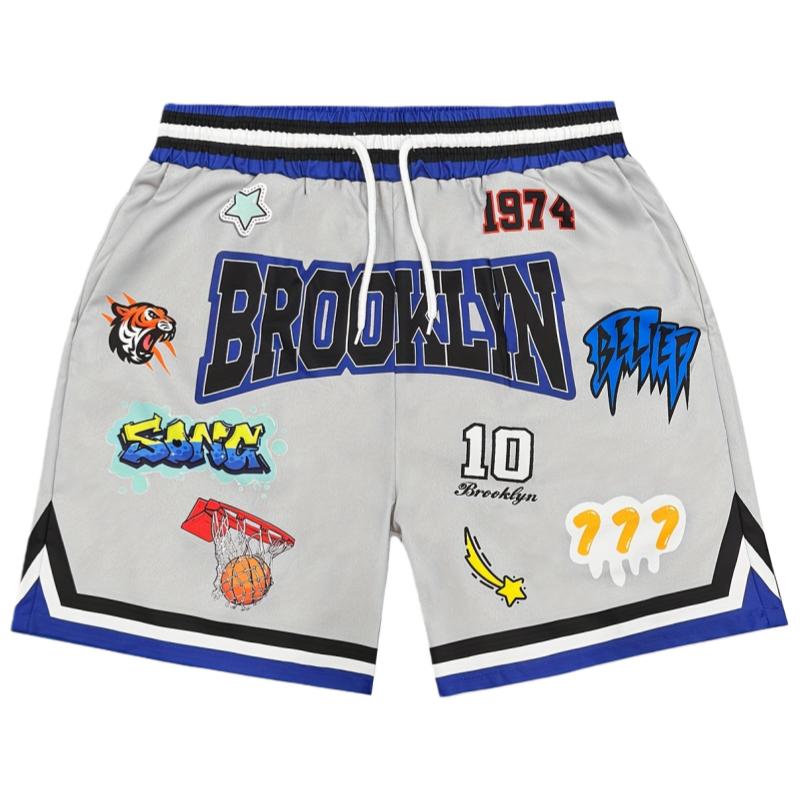 Europe and America Funny Basketball Printed Kids Beach Shorts 3D Printing For Kids Casual Shorts Boy's and Girl's Sports Shorts