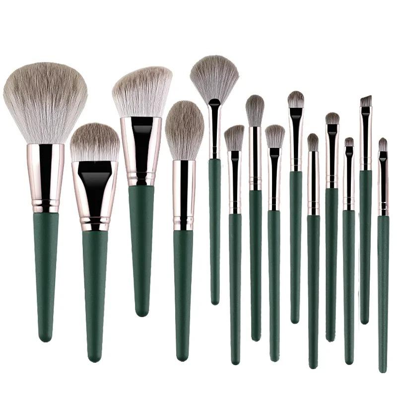 

14Pcs Makeup Brushes Soft Fluffy Makeup Tools Cosmetic Powder Eye Shadow Foundation Blush Blending Beauty Make Up Brush