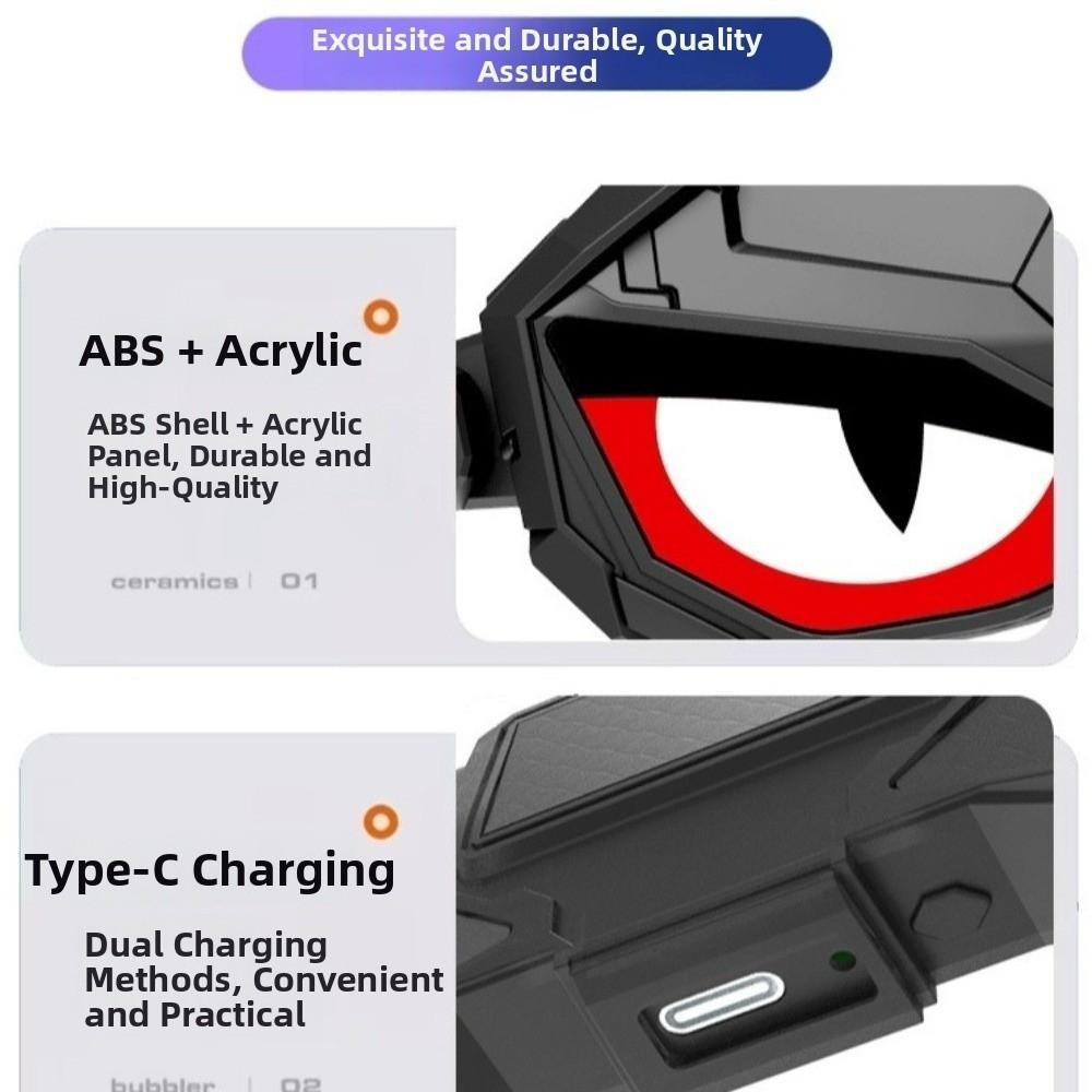 Vibration Lights on Devil Eyes Car Lights Wireless Car Warning Light  Car Decoration