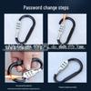 Helmet D-Type Universal Combination Lock for Bikes and Motorcycles