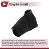 Partuto Gear Shift Knob PU Safety Measures Cover, Black, 1pc, Polyester, Anti-Slip, Dustproof, Waterproof,