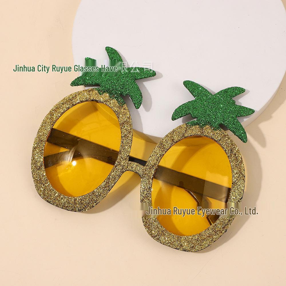 Hawaiian Fruit-Themed Personalized Sunglasses Party Props