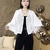 Fat Girl Bat Sleeve Long Sleeve Sun Protection Clothing Women's Summer Niche Thin Jacket Short Top