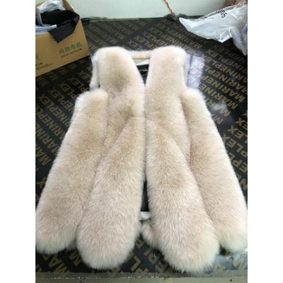 Fur Winter New Korean Warm Fur Vest Women's Mid Length Korean Slim Fit Faux Fox Fur Coat