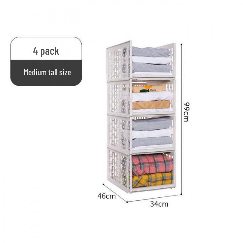 Pull-out Wardrobe and Desktop Storage Rack for Dormitory and Bedroom