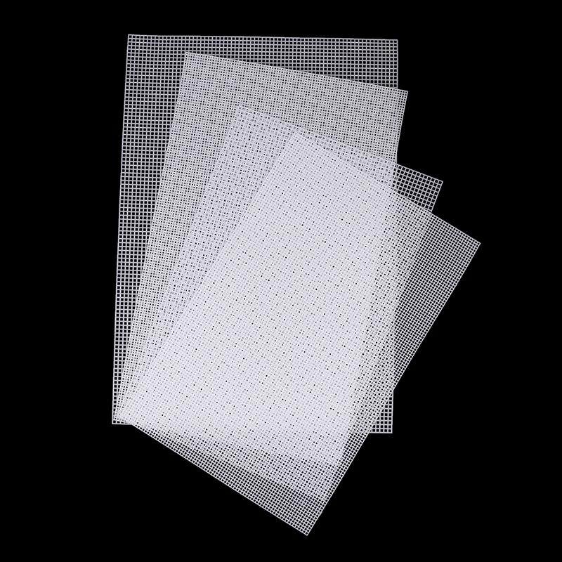 Handcraft Latch Hook Bags Made Plastic Grid Hook Crafts Accessory Plastic Mesh Cloth For Bag Rug Thread Hook Craft Supplies
