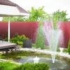 11/15.5cm Solar-Charged Water Fountain Pumps (with Panels) – 8-Nozzle Sets for Outdoor Watering and Garden Decor
