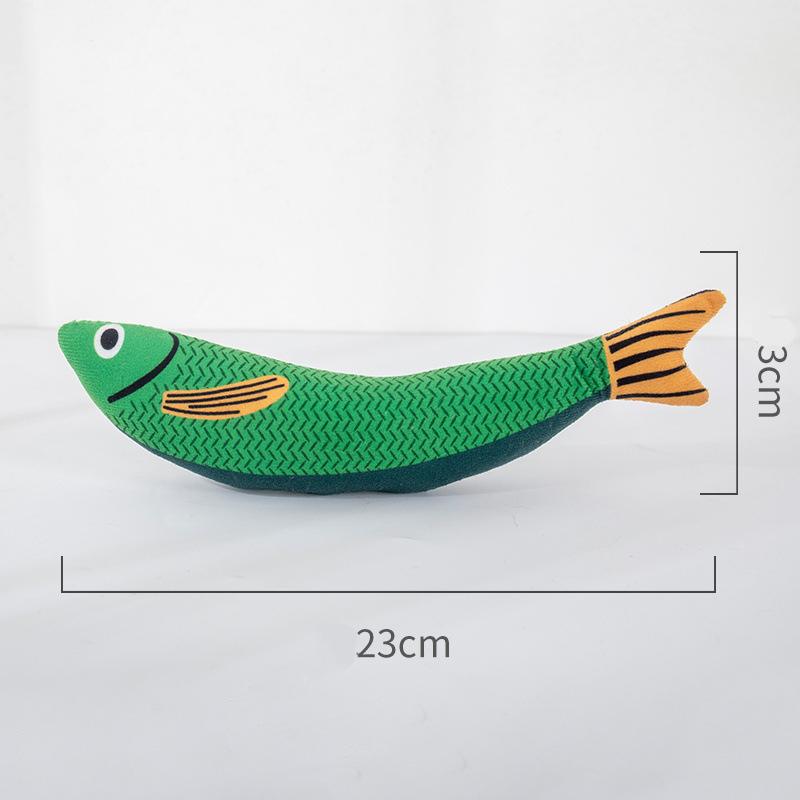 Brinquedo para gatos Catnip 3D Simulação Peixe Peixe Dourado Brinquedos para gatinhos Pillowfish Interativo Som Gato Mastigação Mordida Brinquedos de pelúcia Suprimentos para gatos