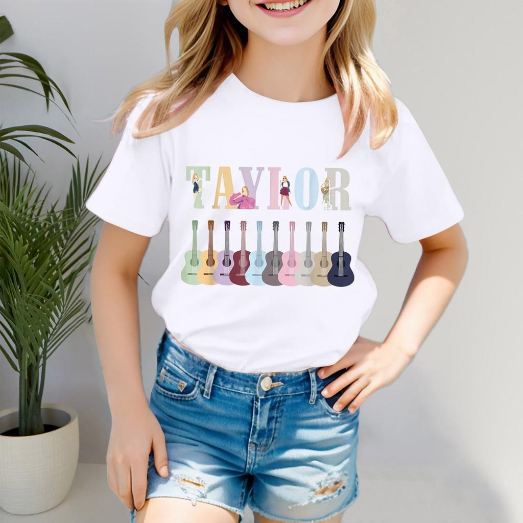 2-13Y Kid T Shirt Fashion Printed Kids Clothes Tshirt Tops Boys Tee Girls Baby Tee