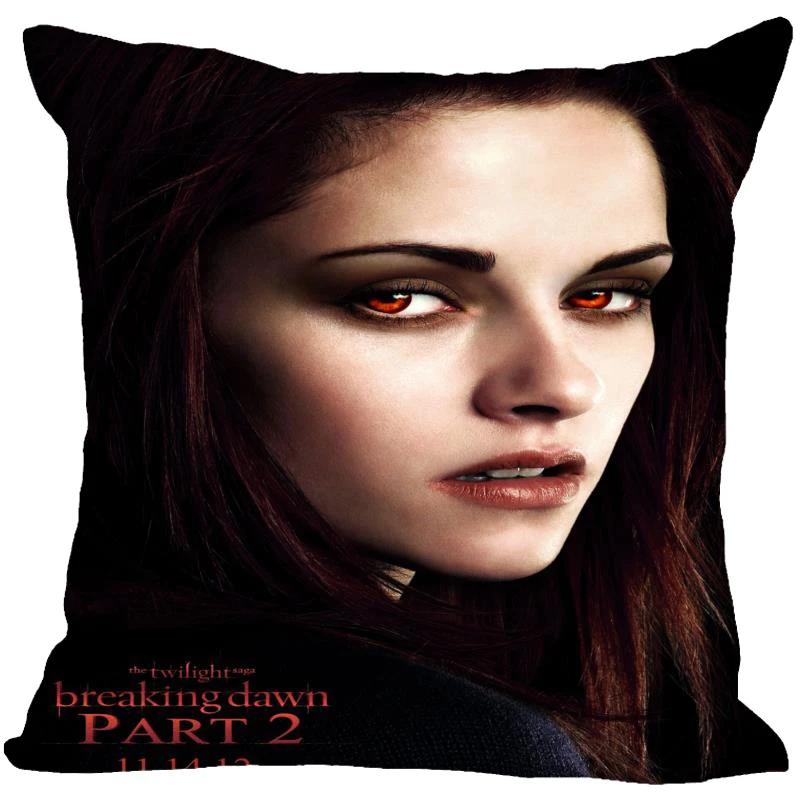 Die Twilight Saga Biss zum Morgengrauen Kissenbezug Schlafzimmer Haus Dekorativ Geschenk Kissenhülle Quadratisch Reißverschluss Kissenbezüge Satin Weich