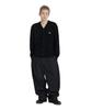 Openyard(Oy) Modish Cropped Stripe Cardigan - Black