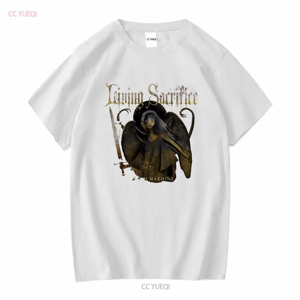 BEST TO BUY Living Sacrifice Death Machine American Music S 5XL T Shirt long or short sleeves vintage Washed Slightly Versatile