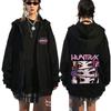 KPop Demon Hunters Rumi Mira Zoey Eyes Zipper Hoodies Fashion Hip Hop Y2k Zip Up Sweatshirts Men Women Clothing Top