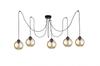 Pendant Lamp 5xE27 AMBRE BLACK