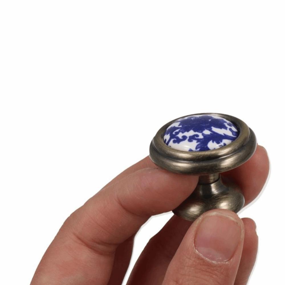 Blue And White Antique Fashion Dresser Cabinet Handles Pull Handles Door Handle Drawer Knobs
