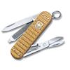 Classic Precious ALOX Collection Brass Gold Swiss Army Knife - Multi-functional Knife for Outdoor Activities and Camping. Features Include
