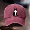 Pc Adjustable Hat with Cat Print Pattern Unisex And Women Outdoor Sports Style Ideal Gift for Weddings Parties Birthdays Raci