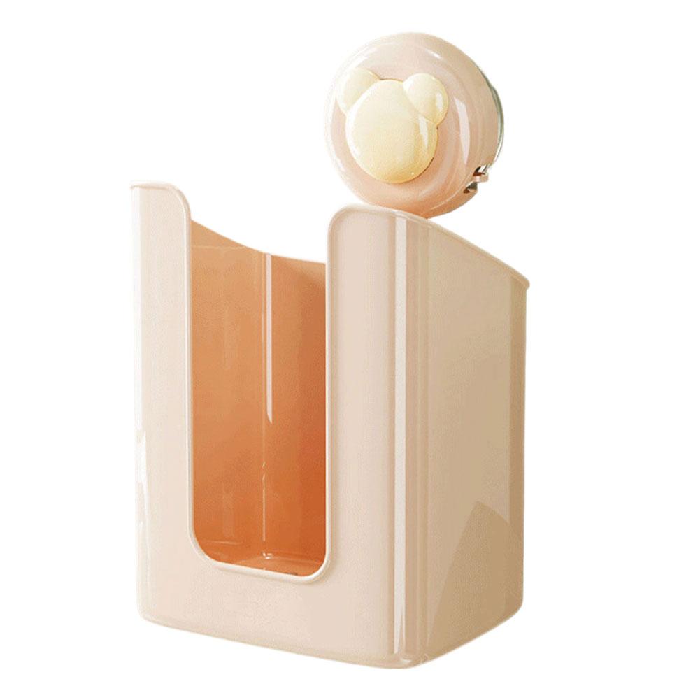 1PC Stable Suction Cup Toilet Paper Holder Removable Tissue Rack Waterproof Wall Wipe Holder Mo W1Y4