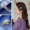 CHIMERA 2-Piece Rhinestone Barrettes, Bunny Hair Clips, Side Clips, Hair Accessories, Hairpins