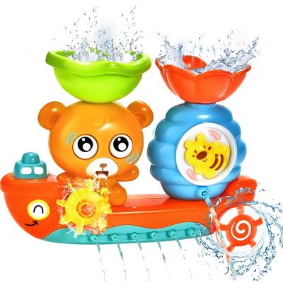 Juguete de baño para bebé, ventosa de pared, pista de juegos de agua, baño para niños, mono, oruga, juguete de ducha para niños y niñas, regalos para niños