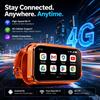 4G Smart Watch Phone UBABAI Android 12 4G Dual SIM 8GB+256GB WIFI GPS