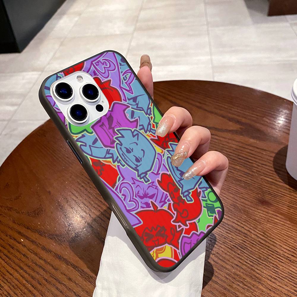 Music Game Friday Night Funkin Phone Case For IPhone 17 16 15 11 12 13 14 Pro Max Soft Corrugated Silicone Cover Case