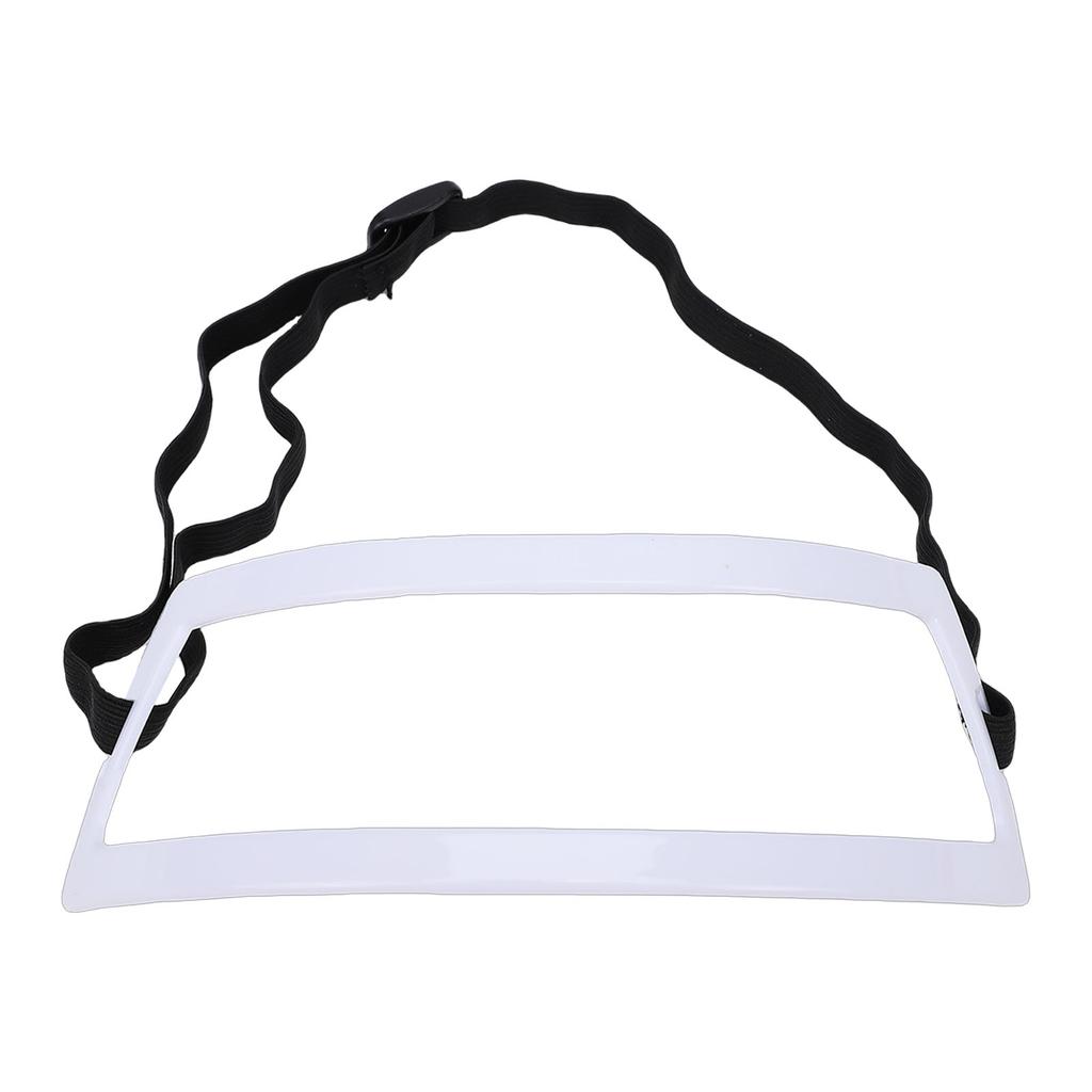 3 Pcs Neckline Shaving Template Handsfree Hair Cutting Guide DIY Self Haircutting System White