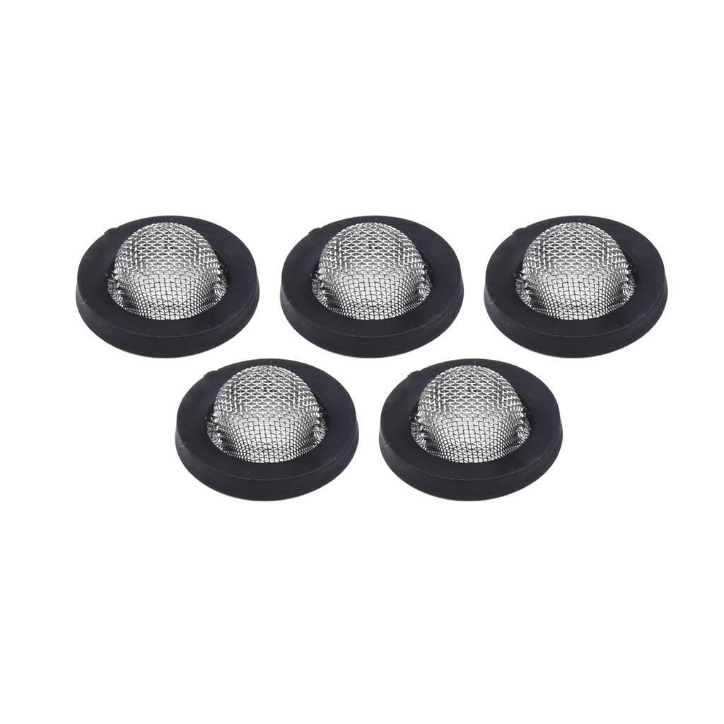 10pcs 1/2 3/4 Inch Garden Shower Hose Silicone Rubber Washers Filter Mesh Replacement Garden Supplies Sealing Hose Connection