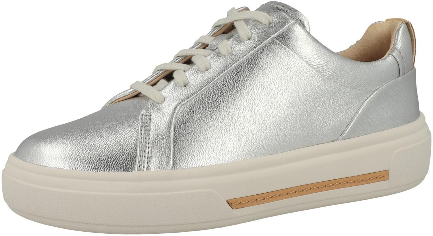 

Кроссовки Clarks Womens Hollyhock Walk серебристая кожа 37