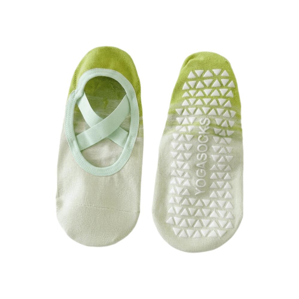 Non-Slip Fitness PilatesSocks Patchwork Floor Socks Fashion Gradient Silicone Yoga Socks  Sports Style 2