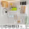 Kitchen Wall Storage Bathroom Entrance Wall Shelf Punch-free Storage Board