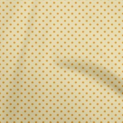 Tecido de algodão Flex mostarda escuro, tecido asiático Ikat para projetos de artesanato, tecido decorativo impresso por jarda, 40 polegadas
