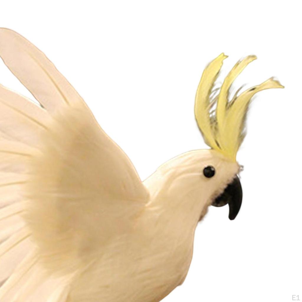 Simulated Statue Bird Ornament Art Craft Artificial Birds ed Figurine Landscape Lawn Porch