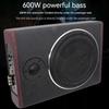 8/10 Inch Car Audio HIFI Subwoofer Under Amplifier 12V 600W Ultra-thin Seat Woofer Modification Subwoofer Car Speaker