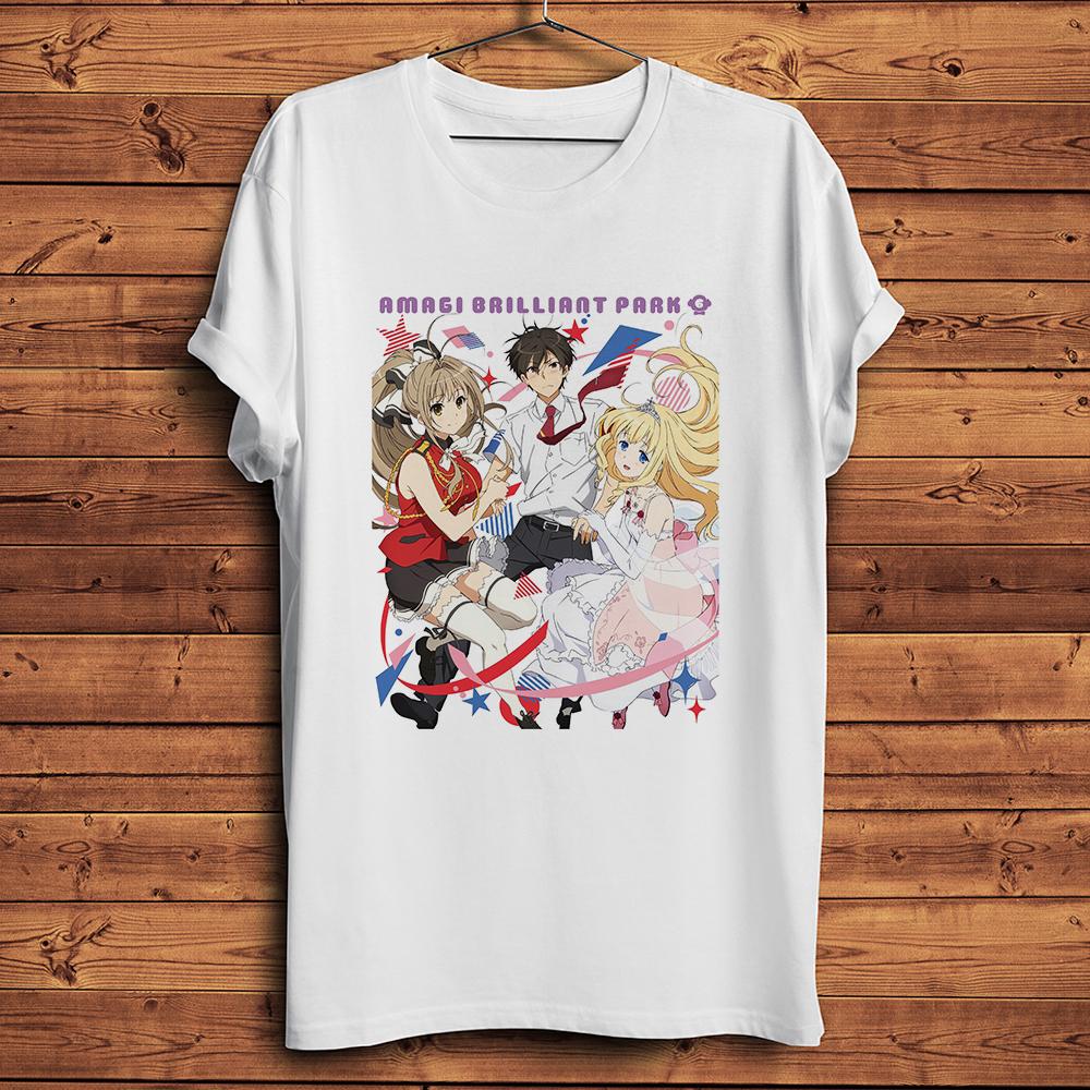

Amagi Brilliant Park Sento Latifa Funny Anime T ShirtUnisex Casual Short Sleeve TeeUnisex Otaku Waifu Tshirt Breathable Print S