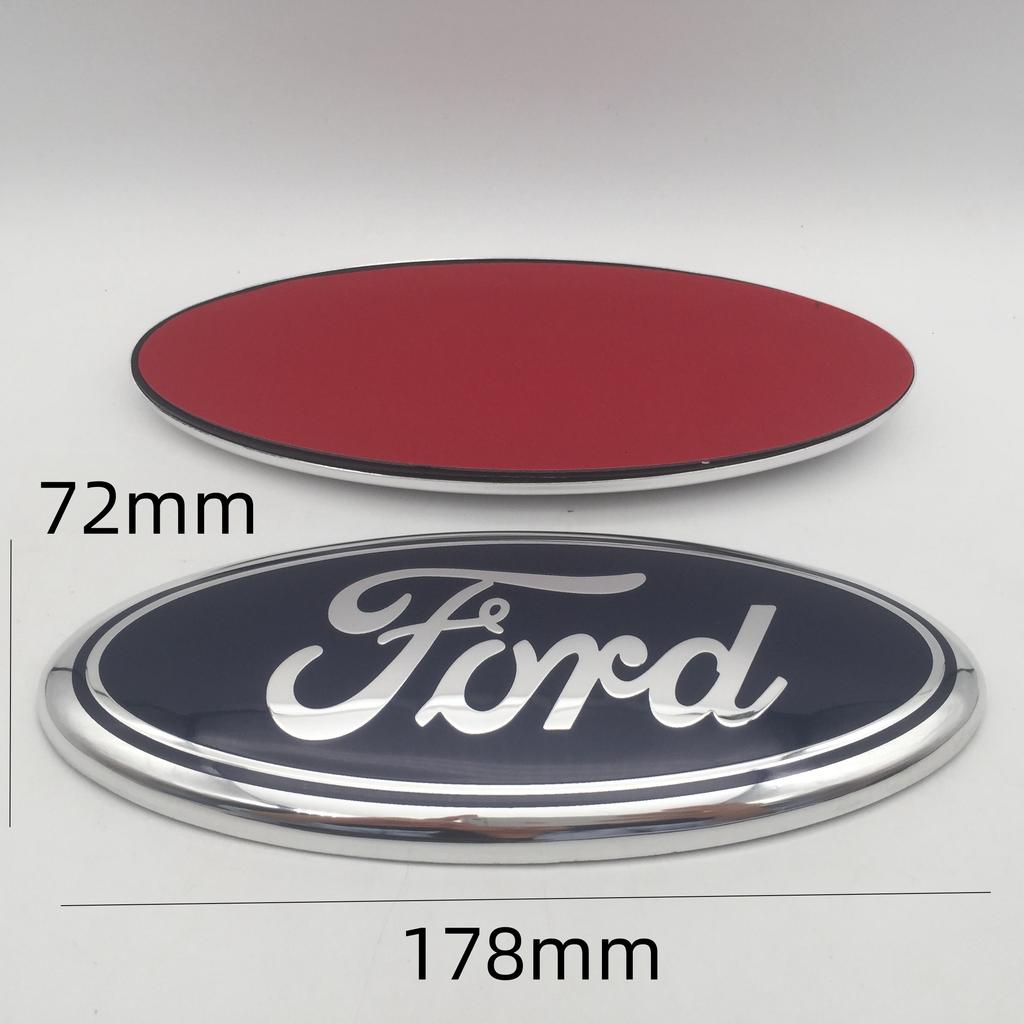 Samolepka na auto 1ks 3D modrá pro ford Přední kapota auta Znak na kapotě Zadní nárazník Kufr Kryty volantu Samolepka Odznak D
