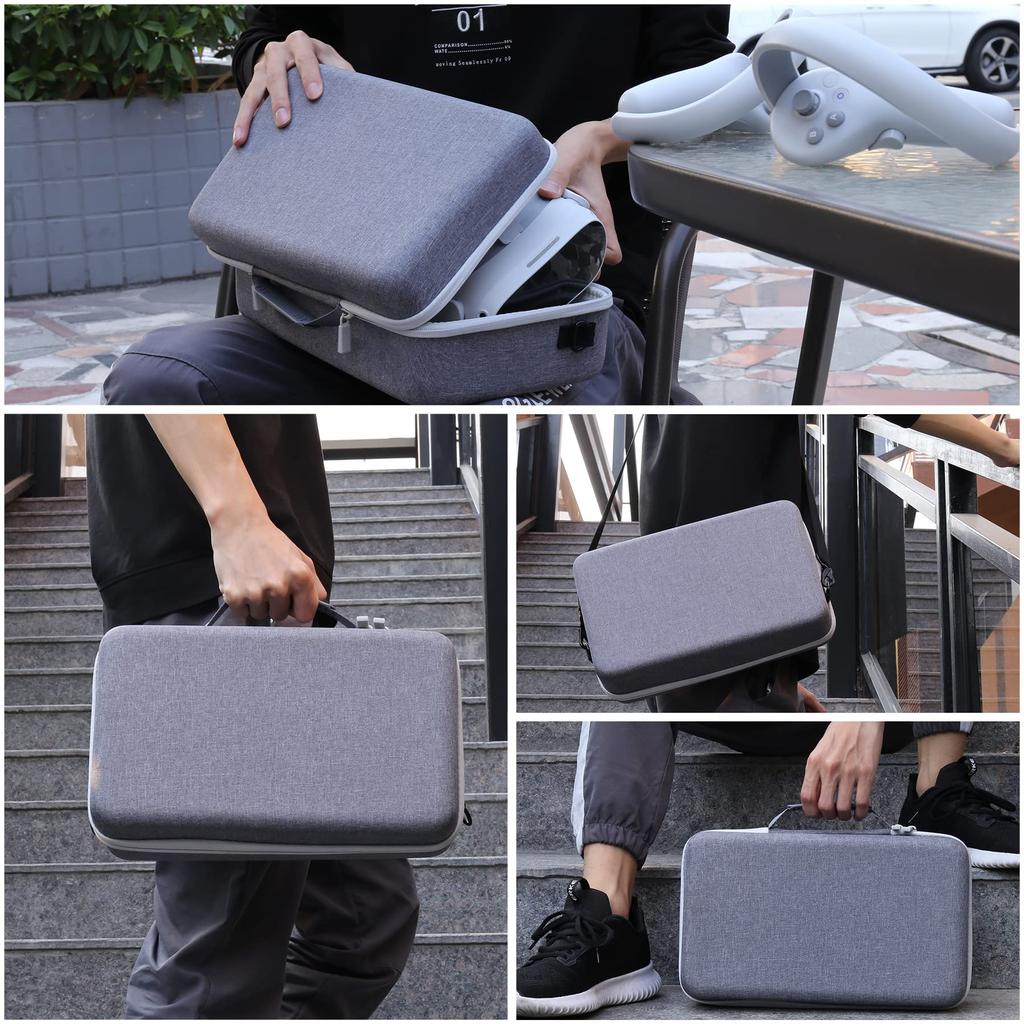 co2CREA Storage Case for PICO 4/4 PRO (128GB/256GB) VR Headset (Case Only)