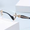 1 stuks Dames retro Y2K Harajuku stijl bril retro stijl gedragen voor dagelijks gebruik en speciale gelegenheden