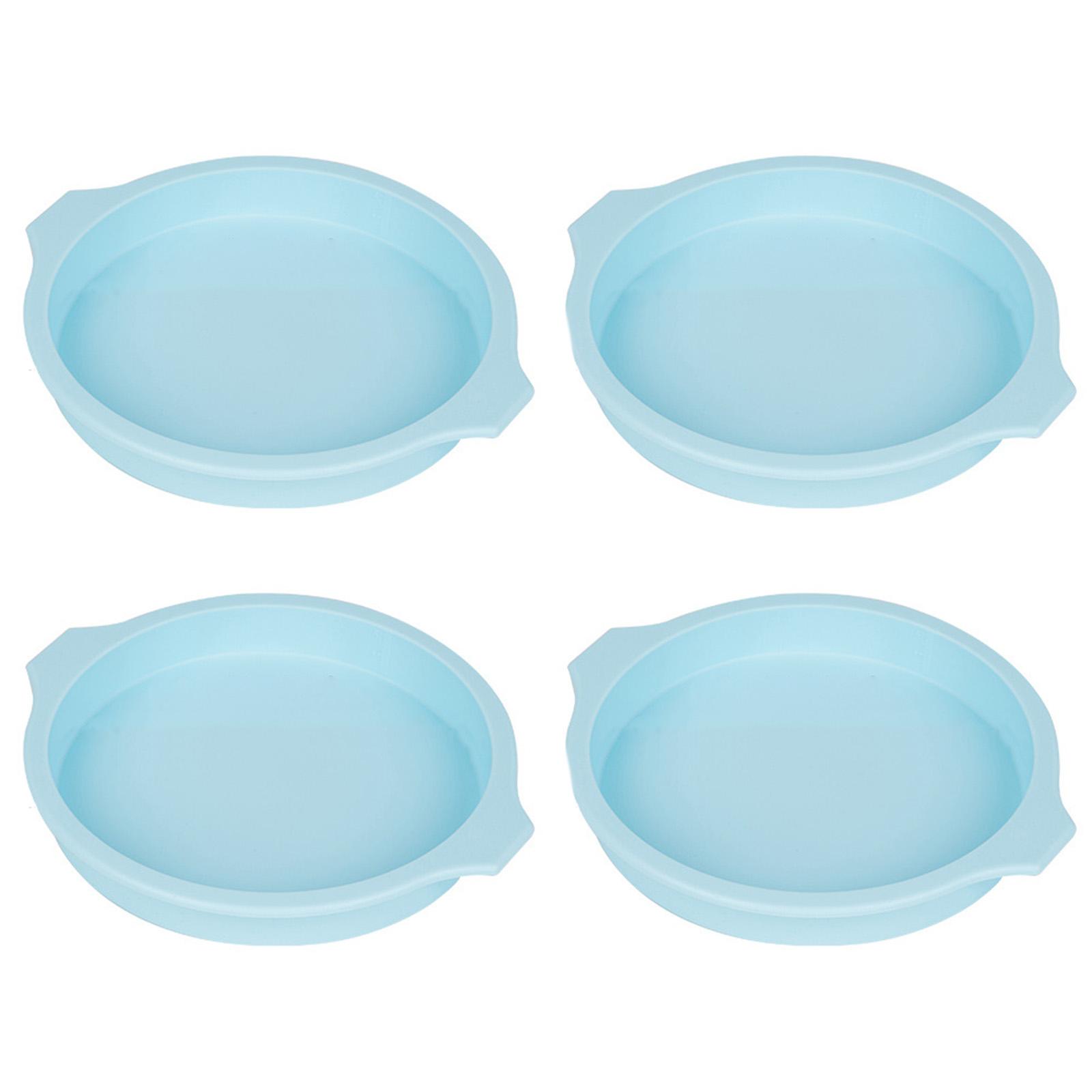 

Упаковка из 4 круглых силиконовых форм для тортов Эффективные силиконовые формы для тортов для любителей выпечки и рукоделия B