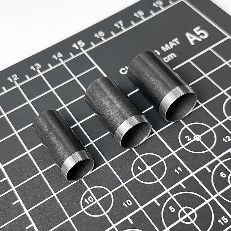 Leder Lochstanzeisen Rund, 15 Stück Einloch Hohlstanze 1-15 mm Hochkohlenstoffstahl Kreisschneider Werkzeugsatz Cu